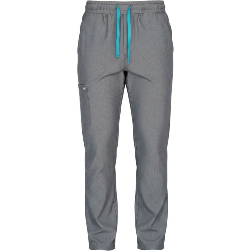 FIGS Scrub Pants Womens L Grey Poly Rayon Straight Leg